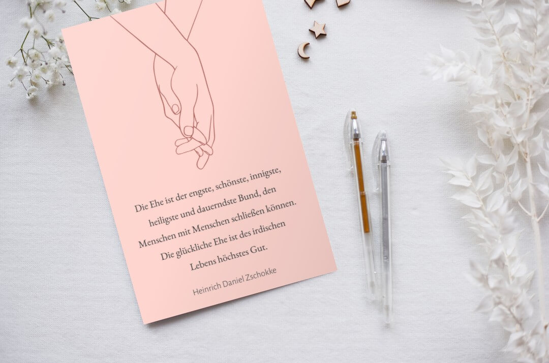 Glückwünsche zur Hochzeit - Glückwunschkarte - Hochzeitsplaza Kartenshop