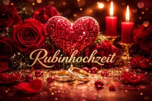 Sprüche zur Rubinhochzeit
