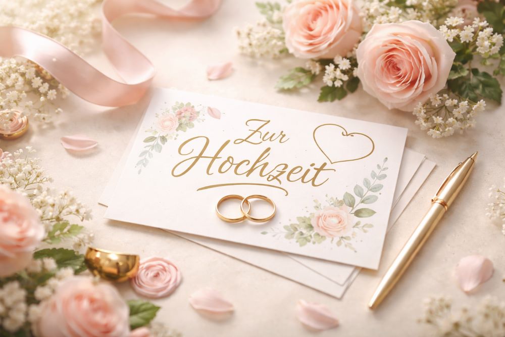 Was schreibt man in eine Hochzeitskarte